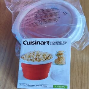 Cuisinart Collapsible Silicone Microwave Popcorn Maker